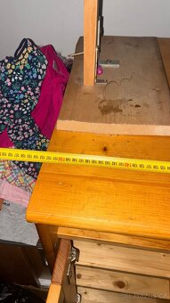 Psací stůl z masivu (borovice) – 153 x 60 cm - 9