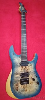 Schecter Reaper 6 Satin Sky Burst - 9
