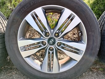 Originál ALU kola Hyundai ix35 + letní pneu R18 - 9