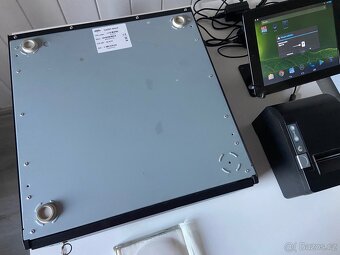 Pokladní set - kasa, tiskárna, držák a tablet, mincovník - 9