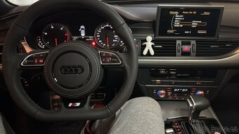 AUDI MULTIFUNKCNY VOLANT S AIRBAGOM A PADLAMI, červená niť - 9