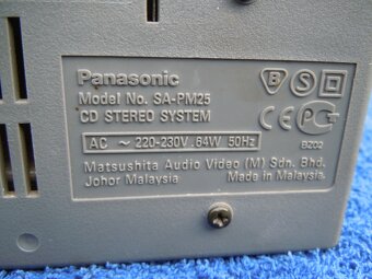 PANASONIC SA - PM 25 BEZ REPROBEDEN - 9