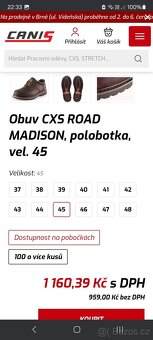 Pracovní boty - farmářky - CXS Road Madison - 9