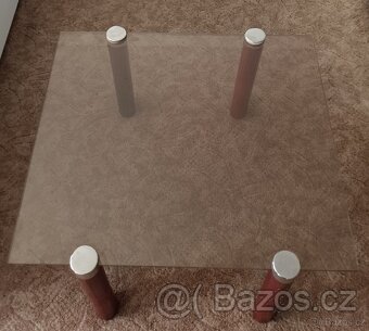 konferenční stolek 90.léta 70x60x43 cm - 9