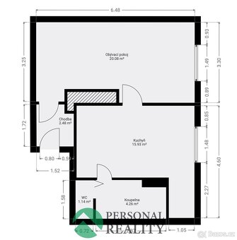 Prodej byty 2+1, 63 m2 - Hořín - Brozánky, ev.č. 02067 - 9