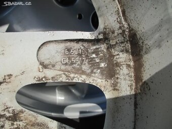 ALU kola RENAULT 6,5x16ET47, zim pneu 205/60 R16 - 9