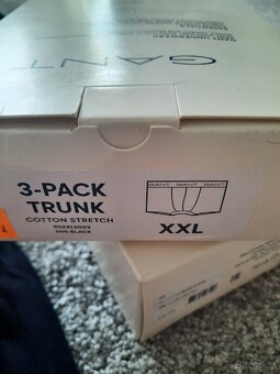 GANT 3x pánské boxerky vel.XXL Originál Nové - 9