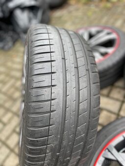 ORIGINÁL Alu Volkswagen SEVILLA R18, 5x112 - TOP STAV, LETNÍ - 9
