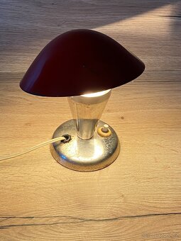 lampa lampička hříbek retro lampa chrom hříbek svítidlo - 9