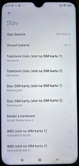 Prodám Xiaomi Redmi Note 8+hodinky Xiaomi Mi Watch Lite - 9