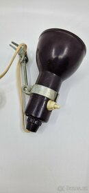 bakelitová lampička - bodovka E14 (možná od šicího stroje) - 9