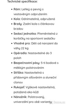 Prodám dětský kočárek - 9