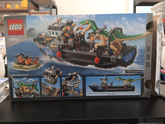 LEGO Jurassic World 76942 Baryonyx Dinosaur Boat Escape +n+b - 9