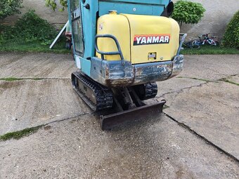 Minibagr Yanmar B15 vaha 1.7T 2x lžíce svahovka 4000mth - 9