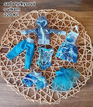 Barbie Sady oblečků džíns, Paříž a další... - 9