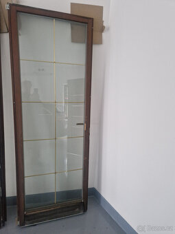 Dřevěné francouzské okno použité - 9