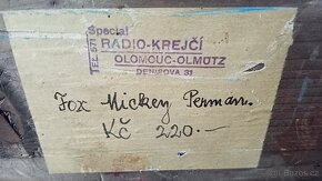 RARITA - STARÝ REPRODUKTOR - FIRMA KREJČÍ OLOMOUC cca 1930 - 9