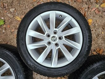 Zimní sada originálních Alu disků Škoda STRATOS –7Jx17“ - 9
