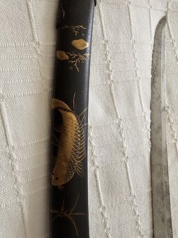 JAPONSKY STARÝ ORIGINÁL MEČ KATANA/ WAKIZASHI - 9