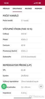 Sound Bar LG 5.1 - 9