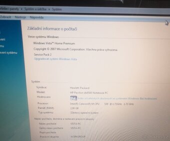 HP Pavilion dv6000 (funkční) - 9