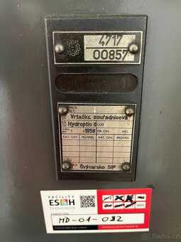 souřadnicová vrtačka typ HYDROPTIK 6 - 9