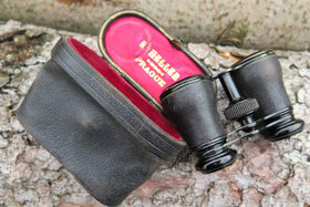 Starožitný dalekohled -kukatko + pouzdro, dalekohled 6x40 - 9