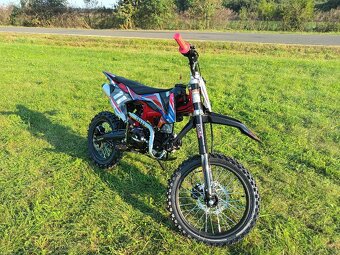 Pitbike Shark E-start 125ccm 17x14 červená - 9