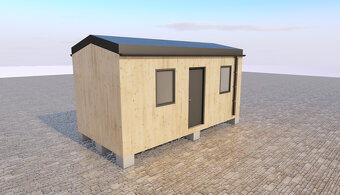 Kontejner 6x3x3, chata, kancelář, tiny hous - 9