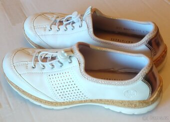 Dámské polobotky slip on Rieker 41 světlé - 9