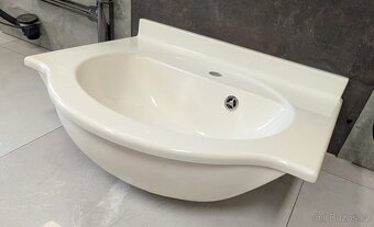 Umyvadlo z mramoru 60 cm, vcetne konzoli - 9