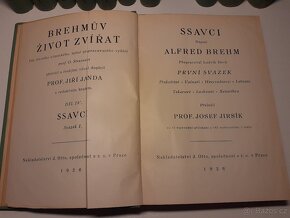 Alfred Brehm, Brehmův život zvířat I.-IV. (11 svazků) 1926 - 9