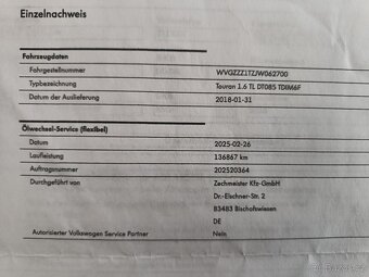 VW Touran 1.6 TDI 116 PS,Rok 2018,141000km - 9