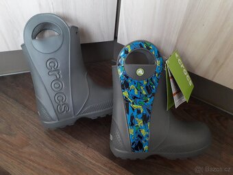 Dětské holínky Crocs vel.c12 vel.29/30 - 9