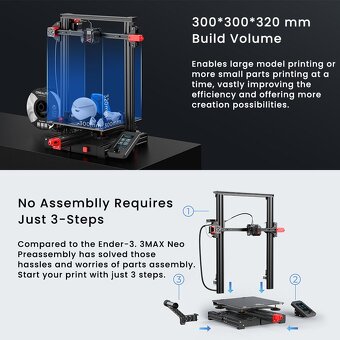 3D tiskárna Creality Ender 3 Max Neo - 9