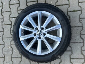 Alu kola + Pneu VW PASSAT B8 3G 215/55 originál,R17 - 9