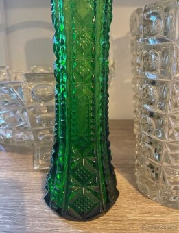 Crystalex Nový Bor váza zelená - 9
