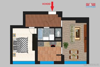 Prodej bytu 2+1, 48 m², Vlašim, ul. A. Roškotové - 9