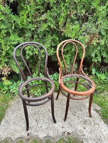 Židle z ohýbaného dřeva - Thonet (2 ks) - 9