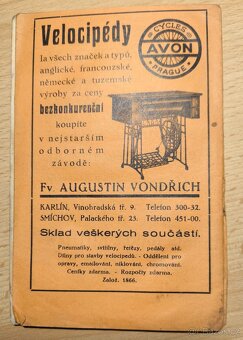 Staré motoristické brožurky, 1. pol. 20 století - 9
