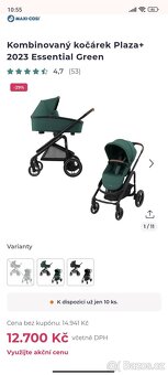 Kombinovaný kočárek Maxi-Cosi Plaza+ - 9