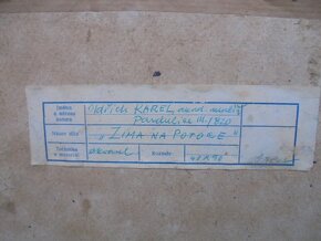 OBRAZ -AKVAREL-OLDŘICH KAREL-PARDUBICE - 9