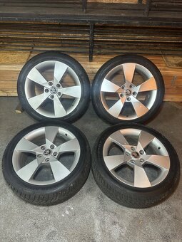 ALU Kola ŠKODA 5x112 R17 DENOM Zimní Pneu 225/45/17 - 9
