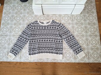 Párkrát oblečený dámský nádherný svetr LINDEX M 38 - 9