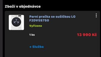 Prodám pračku/sušičku LG F2DV5S7S0 v záruce. - 9