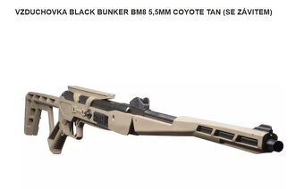 Vzduchovka 29 J Black Bunker BM8 5,5mm Coyote Tan - 9