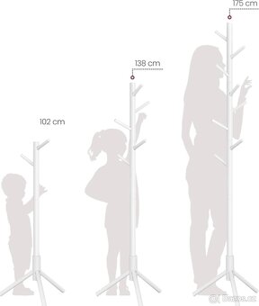 Nový rostoucí stojanový věšák - 9