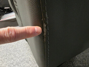 Nová kožená elektricky polohovací sedačka DANAE - 9