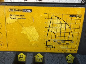 DAF LF290 - valník s hydraulickou rukou Palfinger - 9
