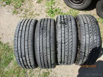 Alu kola ŠKODA 5x100 r15 letní Pirelli 195/55 BR15 - 9